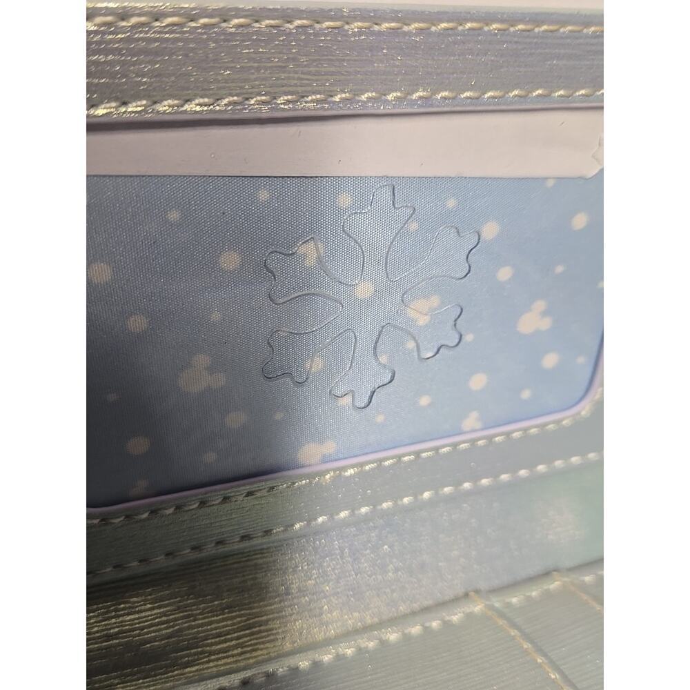 Loungefly Mickey & Friends Winter Wonderland Scene Zip Around Wallet - Picture 12 of 16